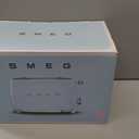 SMEG 2 Slice Toaster with 6 Presets and Defrost Function and Removable Crumb Tray TSF01PKUS, Pink