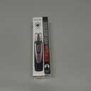 Ear and Nose Hair Trimmer Clipper - 2025 Professional Painless Eyebrow & Facial Hair Trimmer for Men Women, Battery-Operated Trimmer with IPX7 Waterproof, Dual Edge Blades for Easy Cleansing Black