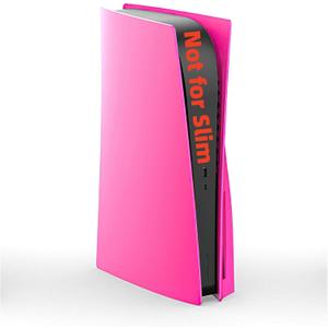 Face Plates Cover Skins Shell Panels for PS5 Disc Edition Console, Accessories for PlayStation 5 Protective Faceplates (Nova Pink)