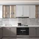 homdiy 10 Pack Solid Cabinet Knobs Black Dresser Knobs Single Hole Drawer Knobs Black Kitchen Hardware for Dresser Drawer