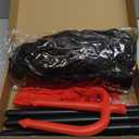 Removable plastic Pitchfork 112 cm red/black