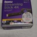 Roku Streaming Stick 4K - HDR & Dolby Vision Roku Streaming Device for TV with Voice Remote & Long-Range Wi-Fi - Free & Live TV