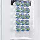Magnetic K Cup Holder for Refrigerator, 24 K-Cup Acrylic Coffee Pod Holder with Magnets, Pod Organizer Storage for Home/Office, Coffee Station Organizer for Fridge, Drawer, 13.5"x9"x2.25"