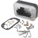 KIPA Air Filter assembly for Carburetor 32/36 DGV DGAV DGEV 38 DGAS Washable Air Filter Cleaner 1 7/8" Tall Replace OEM part Number 99217.331 99217-331 56-1030 561030 Stainless metal plate