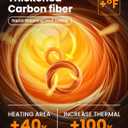 HENNCHEE Kids Heated Jacket for Boys Girls Lightweight Winter Heated Jacket with Battery Pack Heated Coat (Blue, M)