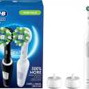 Oral-B Pro 1000 CrossAction Electric Toothbrush, Black and White, 2 Count