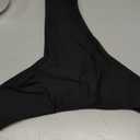 geluboao Women's Bikini Bottom Sexy V Cut High Cut Swimsuit High Waisted Bathing Suit Bottoms (Large, Black)