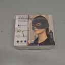 Moist Heat Sinus Pressure Relief Mask with 3 Heat Settings, Extra Large Face Heating Pad for Eyes, Sinusitis, Hormone Migraine, Tension Headache Relief Black