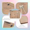 Friends Picture Frame 4"x6" Best Friends Ever,Black Friendship Photo Frame,Tabletop Stand or Wall Hanging(Hooks & Rope),BFF Gifts for Birthday,Christmas,Graduation.(004)