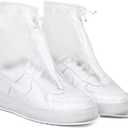 Rain Shoe Covers | Waterproof Shoe Covers for Men Women | Reusable Galoshes Overshoes, Large