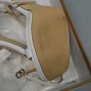 Elisabet Tang Womens Stilettos Heeled Sandals Open Square Toe Heels,4.3 Inch Open Toe Strappy Sexy High Heels Ankle Strap Buckle Heels for Party Wedding Dress Daily Wear Shoes (9, White)