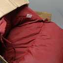 Waterproof Double Egg Chair Cushion Replacement for Patio 2 Person Hanging Egg Chair - Quick-Drying, Weather-Resistant, Soft Cotton Filling, Machine Washable (Red)