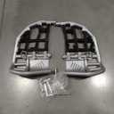 Nerf Bars Compatible with All Years 400EX 400X Aluminum Black Nets & Silvery Nerfs Heel Guard Foot Peg