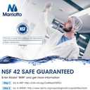 MARRIOTTO XWF Water Filter Replacement for GE XWF Refrigerator Water Filter, 3 Pack (Not XWFE)