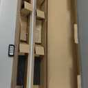 EDISHINE Wood LED Corner Floor Lamp, Modern Dimmable Light with Remote, Minimalist Standing Floor Lamps for Living Room, Bedroom, Office, 7 Color Temperature 2700~6000K, 48.43" (Natural)