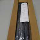 Tension Curtain Rods 27-82 Inch, 1"Diameter Shower Curtain Rod Spring Long Adjustable for Bathroom Windows Closet No Drilling No Rust, Black