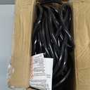16/3 100 Ft Outdoor Extension Cord Waterproof, Weatherproof & Flame Retardant Black 3 Prong Power Cord Outside for Lawn & Garden, 16AWG 10A 1250W 125V SJTW ETL Listed