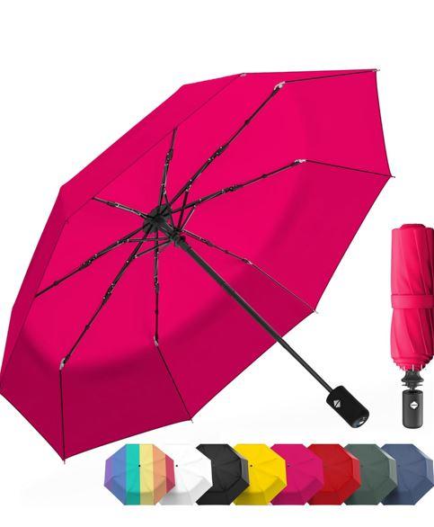  Compact Travel Umbrella (Pink)