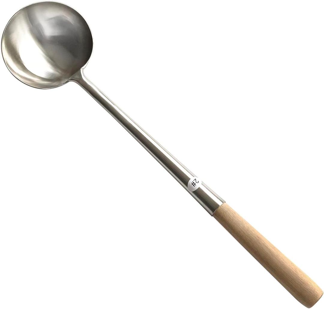 Sunrise Kitchen Supply Commercial Grade Wok Ladle 18" 