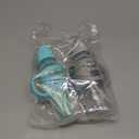 Dr. Brown's Milestones Narrow Sippy Straw Bottle, Spill-Proof with 100% Silicone Handles and Weighted Straw, 8 oz/250 mL, Gray & Green, 6m+