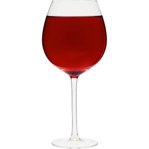Juvale 25oz Oversized Giant Wine Glass with Stem - Extra Large Full Bottle Wine Glasses for Champagne, Funny Novelty Gift, Birthday (750ml) (32.2 Ounces)