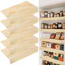 5 Pack Wooden Shelf Covers 35 x 16 Inch,Wire Rack Covers for Pantry Wood Shelf Liners-0.2 inch Thick,Weight Pantry Shelf Cover Removable Wood Shelves Covering for Closet Kitchen Pantry Bathroom