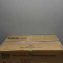 29" Heavy-Duty Snow Pusher Shovel with Wheels, Snow Pusher Hand Plow for Snow Removal, 5 Level Adjustable Handle & 5-Position Angled Blade (29" Single Pole, Yellow)