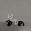 Anti-Slip Earhooks Soft Silicone Skin Compatible with Apple Headphone 2 & 1 Lightweight Sound Quality Enhancement for Headphones Outdoor Activities in-Ear EarHook 2 Pairs White & Black