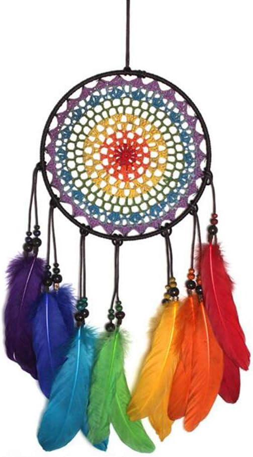 Dream Catchers for Kids, Colorful Rainbow Dream Catcher Decorations for Kids Bedroom Dreamcatcher