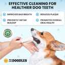 2 x We Love Doodles Dog Teeth Cleaning Wipes - Pet Dental Finger Wipes for Dogs - Cleans Teeth and Gums, Freshens Breath Dog Dental Wipes, Prevents Tartar Buildup, Fits Most Finger Sizes (75 Wipes)