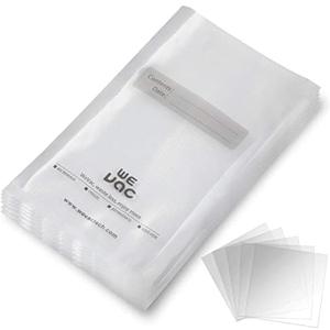 Wevac Vacuum Sealer Bags 100 Quart 8x12 Inch for Food Saver, Seal a Meal, Weston. Commercial Grade, BPA Free, Heavy Duty, Great for Vac Storage, Meal Prep or Sous Vide