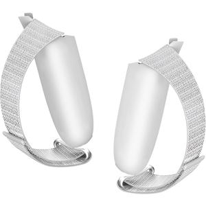 Maecker vr Anti-slip Controller Straps with Adjustable Knuckle Straps Compatible with Meta Quest 3S for Quest 3 Controller Grips Cover for Quest 3S/3 Accessories