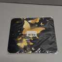 Hokafenle Mouse Pad, Gold Butterfly Mouse Pad, Cute Mouse Pads with Design, Square Mouse Mat Waterproof Non-Slip Rubber Base Mousepad for Office Laptop