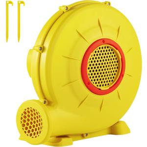 VEVOR Inflatable Air Blower, 450W/1100W/1500W Portable and Powerful Bounce House Blower, Commercial Air Blower Pump Fan, Used for Inflatable Bouncy Castle and Jump Slides