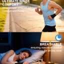 Wrist Brace for Carpal Tunnel: Wrist Support Compression Wraps for Women and Men Arthritis Tendonitis Pain Relief fits Left and Right Hands 1 Pack Black (One Size)