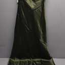 Womens Elegant Satin V Neck Backless Sleeveless Maxi Dress Silk Tie Low Back Formal Cocktail Dresses Wedding Guest, S