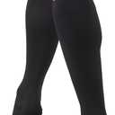 Truform 20-30 mmHg Compression Stockings for Men and Women, Knee High Length, Closed Toe, Black, 2X-Large