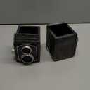 Camera Decorative Planter Plant Gift - Desk Decor Succulent Pot for Indoor Plants Vintage Camera Home Shelf Office Decor Small Flower Pot with Drainage