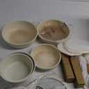 CAROTE 19pcs Pots and Pans Non Stick, Cookware Sets Detachable Handle, Induction Kitchen Pots and Pans,NonStick Cooking Set, Oven/Dishwasher/Fridge Safe, Space Saving (Cream White)