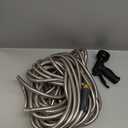 Stainless Steel Garden Hose 75ft Heavy Duty Metal Water Hoses with 10 Function Water Hose Nozzles for Yard Outdoor