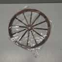 Nuanchu Western Cowboy Party Decorations Cow Print Cowhide Rug Wooden Wagon Wheel Vintage Rustic Western Party Decor for Cowboy Theme Birthday Decor