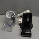 Cambom Rotary Cheese Grater Hand Crank Cheese Shredder for Fresh Cheese, Vegetable, Nuts,Non-slip Suction Base, Free Cleaning Brush Three Blades, Black