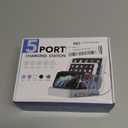 MSTJRY Charging Station for Multiple Devices : 5 Port Multi USB-A Charger Stations Multi-Device Organizer Charging Dock Designed for iPhone iPad Cell Phone Tablets (7 Short Cables Included) (White)