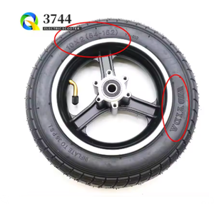 10x2(54-152) YIDA Pneumatic Wheel Tire 10x2 Inner and Outer Tyre with Alloy Hub for Electric Scooter Accessories