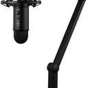 Blue Yeticaster Pro Broadcast Bundle with Yeti USB Microphone for Gaming, Recording, Streaming, Podcasting, Radius III Shockmount, Compass Mic Boom Arm, Blue VO!CE - Blackout
