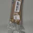 4 Pack Leather Drawer Pulls Flesh Cabinet Handles 5 inch Dresser Knobs Cabinet Door Handle, Faux Leather Pulls for Dresser, Closet, Kitchen Cupboard (5in Hole Center, Flesh)