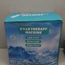 Ice Machine for Knee After Surgery, Cold Therapy Machine for Knee Replacement, Portable Ice Therapy Machine with Wheels, Handle for Pain Relief - Unisex for Men/Women (Blue)