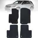 GXARTS All-Weather Floor Mats Carpet Full Set Fit for Mercedes-Benz GLE43 GLE63 GLE350 GLE400 GLE450 GLE500 GLS63 GLS450 2012 2013 2014 2015 2016 2017 2018 | Velour, Anti Sliding Back