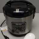 AROMA Digital Rice Cooker, 4-Cup (Uncooked) / 8-Cup (Cooked), Steamer, Grain Cooker, Multicooker, 2 Qt, Stainless Steel Exterior, ARC-914SBD