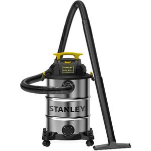 Stanley SL18117 Wet/Dry Vacuum, 8 Gallon, 4 Horsepower, 4.0 HP, Silver